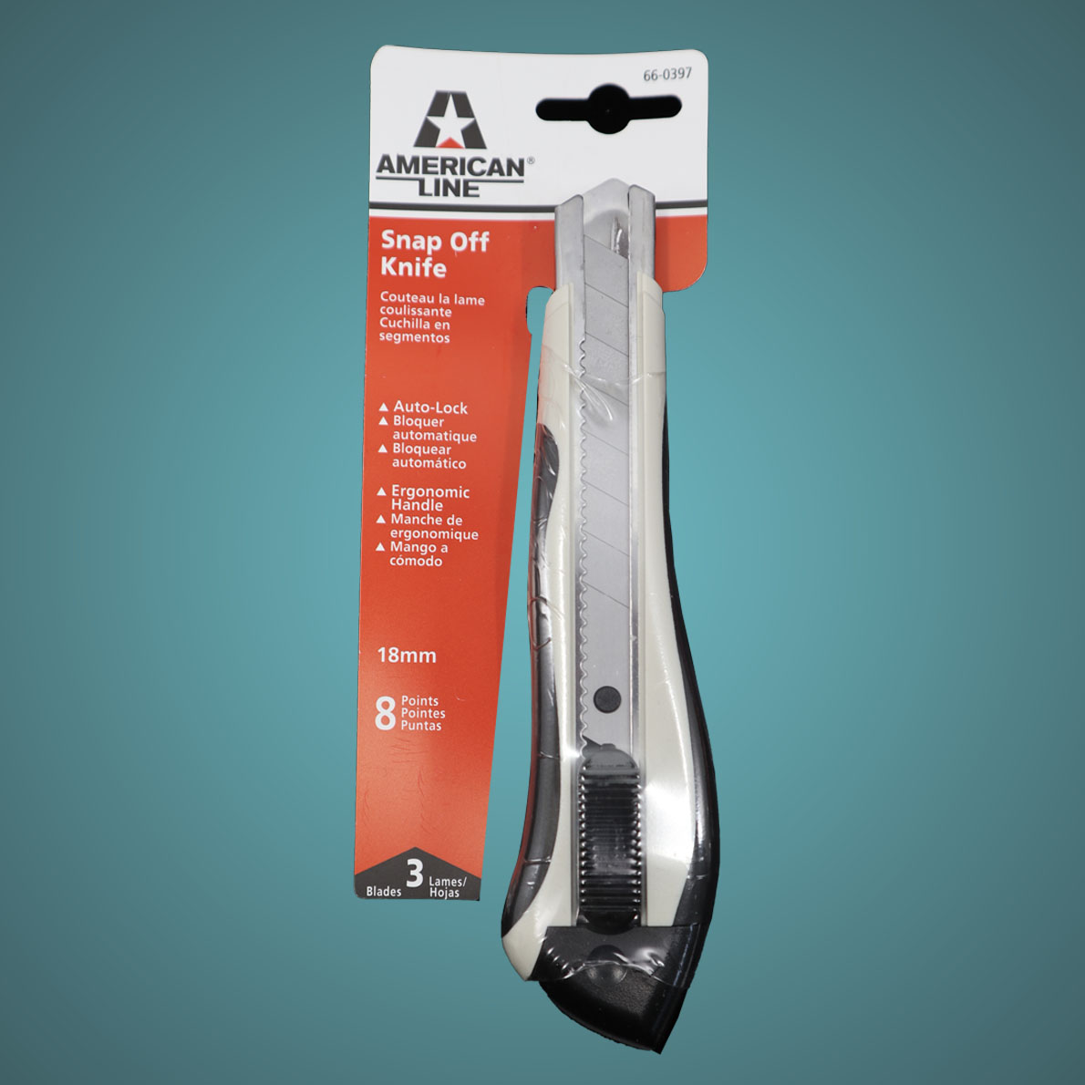 Heavy-Duty 18 mm Auto-Lock Utility Knife