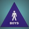 12" Boys ADA Sign