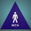 12" Men ADA Sign