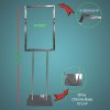 CHROME POSTER FRAME