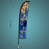 Feather Wind Banner Bowhead Flag - Custom Printed