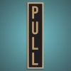 "Pull" Door Sticker