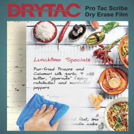 DryTac ProTac® Scribe Dry Erase Laminating Film