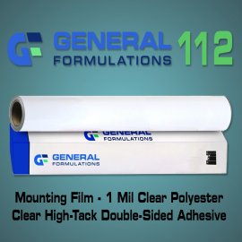 General Formulations ® 112 Clear Glass Mounting Film