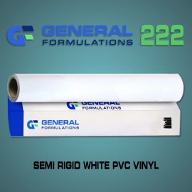 General Formulations ® 222 Semi Rigid White PVC Vinyl