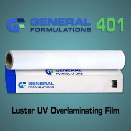 General Formulations ® 401 Luster UV Overlaminating Film
