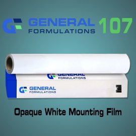 General Formulations ®107 Opaque White Mounting Film