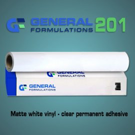 General Formulations ® 201 Matte White Vinyl