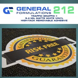 General Formulations® 212 Carpet Advertising Vinyl