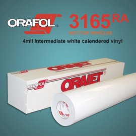 Orafol Orajet ® 3165RA 4mil. Intermediate White Calendered Vinyl