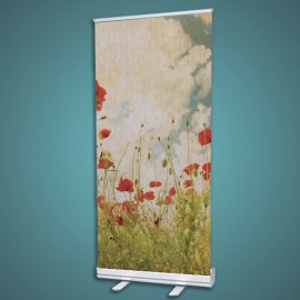 RS2L-P Economy Retractable Silver Banner Stand