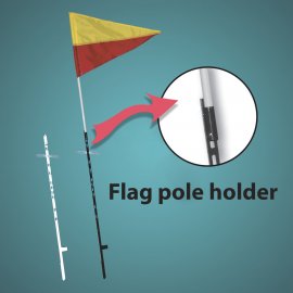 T-Bar Real Estate Stakes with Flag Holder