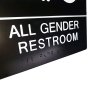 8"x8" All Gender Wheel Chair Restroom ADA Sign