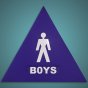 12" Boys ADA Sign