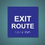 Exit Route ADA Sign