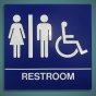 Unisex with Wheel Chair ADA Sign