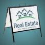 Black Real Estate A Frame Sign