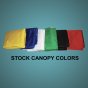 Stock Canopy/ Tent solid colors- Frame not included